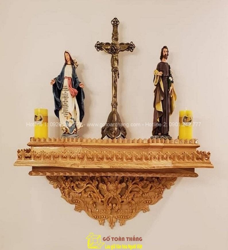 Bàn thờ Công Giáo 60cm BTC-21 1 Bàn thờ Công Giáo 60cm BTC-21