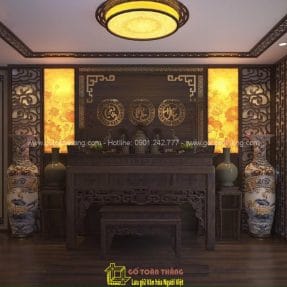 Bàn Thờ đứng hiện đại gỗ Chiu Liu BT-42