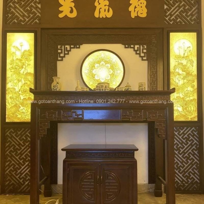 Bàn Thờ đứng hiện đại gỗ Chiu Liu BT-53