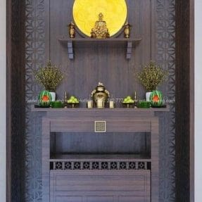 Bàn Thờ đứng hiện đại gỗ Chiu Liu BT-50