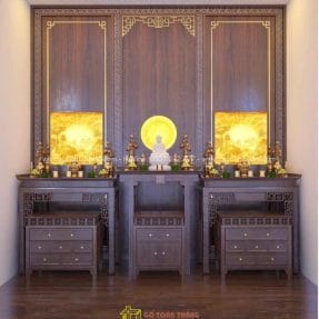 Bàn Thờ đứng hiện đại gỗ Chiu Liu BT-48