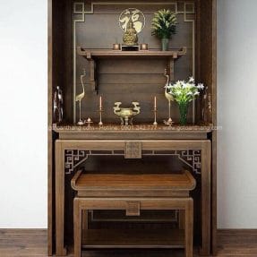 Bàn Thờ đứng hiện đại gỗ Chiu Liu BT-47