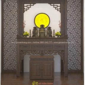 Bàn Thờ đứng hiện đại gỗ Chiu Liu BT-44