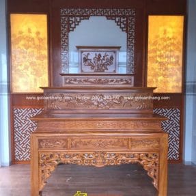 Bàn Thờ 3 tầng gỗ Gõ đỏ BTG-15