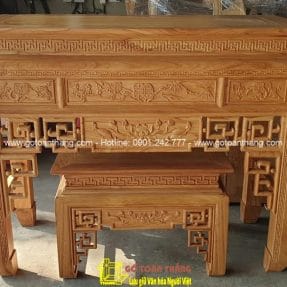 Bàn Thờ đứng hiện đại gỗ Gõ đỏ BT-26