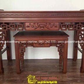 Bàn Thờ đứng hiện đại gỗ Gõ đỏ BT-28