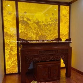 Bàn Thờ đứng hiện đại gỗ Gõ đỏ BT-04
