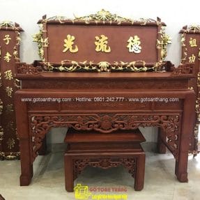 Bàn Thờ đứng hiện đại gỗ Gõ đỏ BT-32