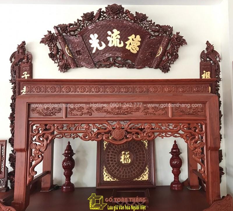 Bàn giao bàn thờ quận Gò Vấp những ngày cuối năm 11 ban tho dung hien dai go do 33