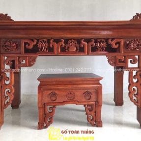 Bàn Thờ đứng hiện đại gỗ Gõ đỏ BT-37