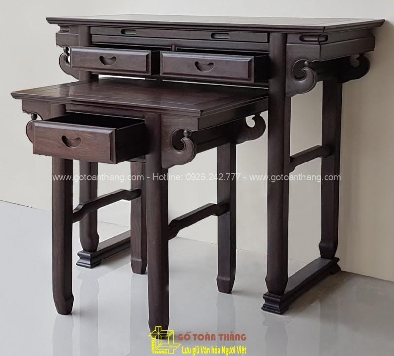 Bàn Thờ Gia Tiên gỗ Chiu Liu nách mây 126x106 BGT-04 1 Bàn Thờ Gia Tiên gỗ Chiu Liu nách mây 126x106 BGT-04