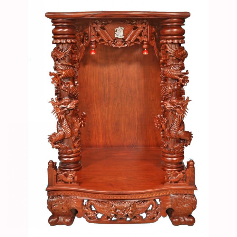 Bàn thờ Thần Tài gỗ Căm Xe BTT-17 1 Bàn thờ Thần Tài gỗ Căm Xe BTT-17