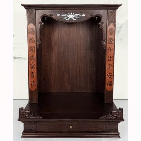 Bàn thờ Thần Tài gỗ Chiu Liu BTT-17