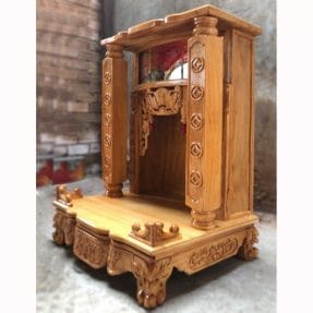 Bàn thờ Thần Tài gỗ Gõ đỏ BTT-11 3 ban tho than tai go do 12 2