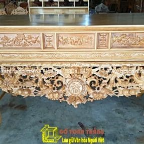 Bộ Sập thờ Mai Điểu gỗ Gõ đỏ ST-07
