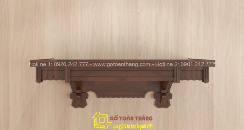 Trang thờ treo tường gỗ Óc chó TTO-01 1 Trang thờ treo tường gỗ Óc chó TTO-01