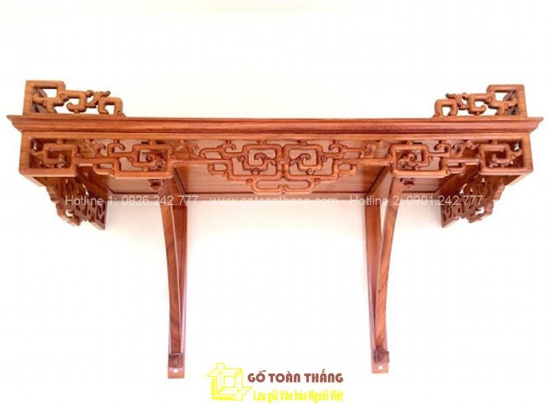 Trang thờ treo tường gỗ Gõ đỏ TT-09 1 Trang thờ treo tường gỗ Gõ đỏ TT-09
