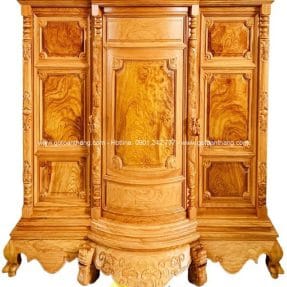 Tủ thờ gỗ Gõ đỏ TTH-13