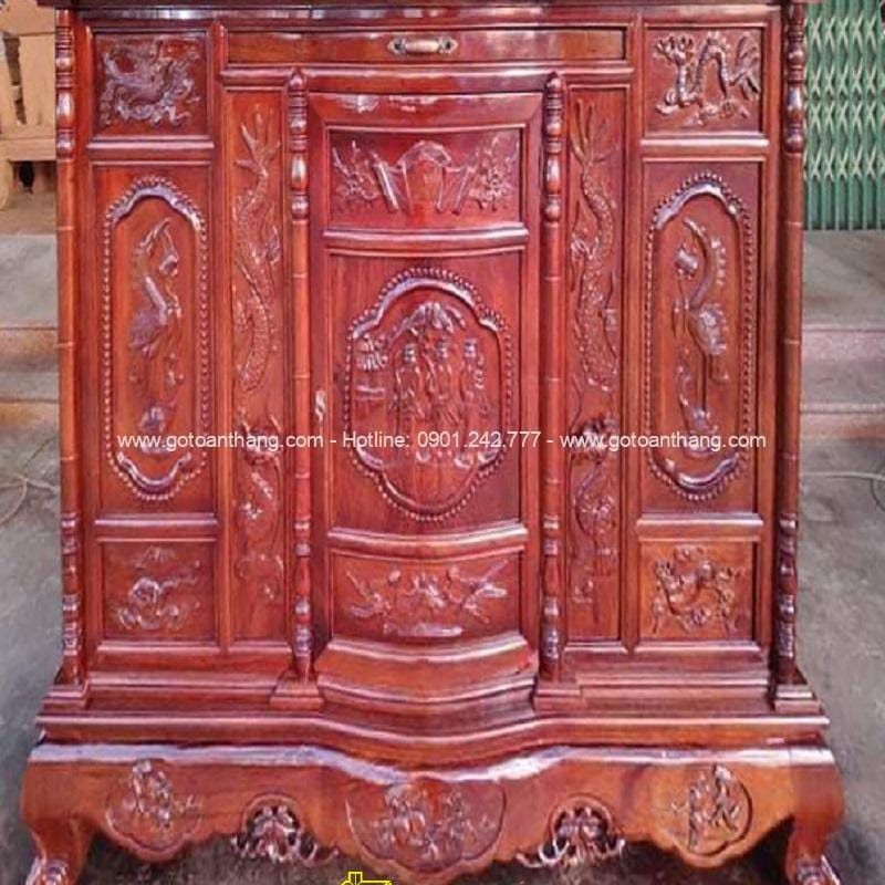 Tủ thờ gỗ Căm xe TTH-12
