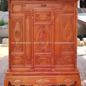 Tủ thờ gỗ Gõ đỏ TTH-05