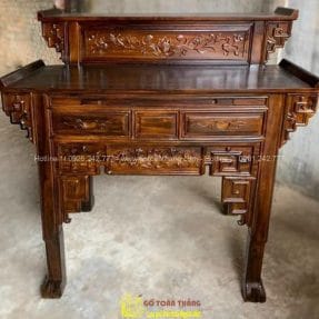 Bàn Thờ gỗ Muồng 2 tầng BTM-03