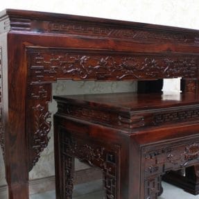 Bàn Thờ đứng hiện đại gỗ Muồng BTM-01 3 ban tho go muong 1 1