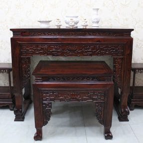 Bàn Thờ đứng hiện đại gỗ Muồng BTM-01