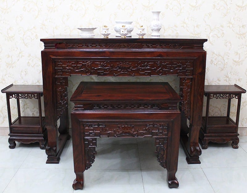 Bàn Thờ đứng hiện đại gỗ Muồng BTM-01 1 Bàn Thờ đứng hiện đại gỗ Muồng BTM-01