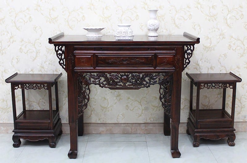 Bàn Thờ đứng gỗ Muồng BTM-02 1 Bàn Thờ đứng gỗ Muồng BTM-02