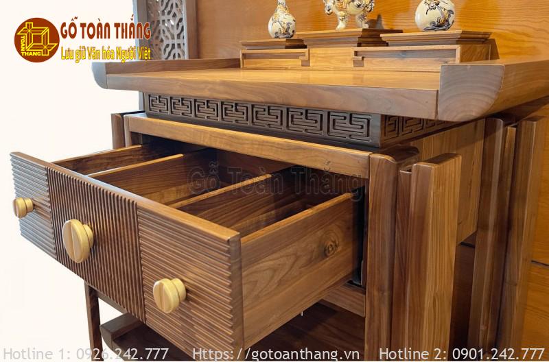 Bàn Thờ Gia Tiên gỗ Óc Chó BGT-OC02 3 Bàn Thờ Gia Tiên gỗ Óc Chó BGT-OC02 - Ảnh 3