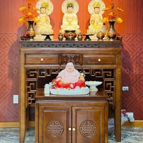 Bàn Thờ đứng hiện đại gỗ Sồi BTS-13