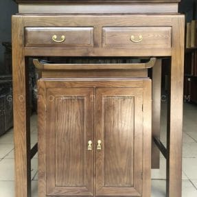 Bàn Thờ đứng hiện đại gỗ Sồi BTS-15