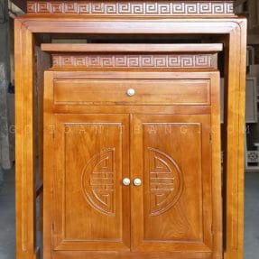 Bàn Thờ đứng hiện đại gỗ Sồi BTS-05
