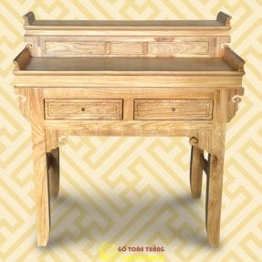 Bàn Thờ đứng hiện đại gỗ Sồi BTS-11