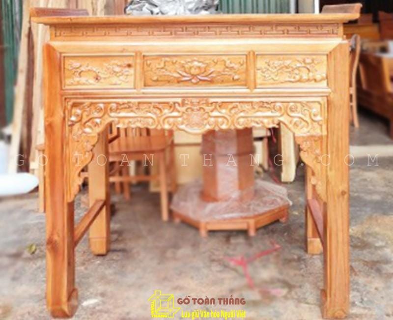 Bàn Thờ đứng hiện đại gỗ Tràm BTT-02 1 Bàn Thờ đứng hiện đại gỗ Tràm BTT-02