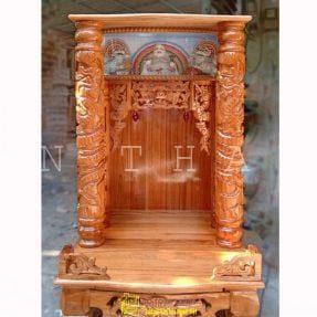 Bàn thờ Thần Tài gỗ Xoan Đào TTX-07