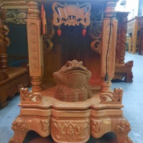 Bàn thờ Thần Tài gỗ Sồi TTS-02 3 ban tho than tai go soi 0.