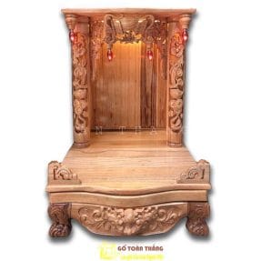 Bàn thờ Thần Tài gỗ Xoan Đào TTX-03