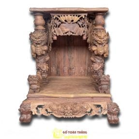 Bàn thờ Thần Tài gỗ Cẩm Lai TTC-09