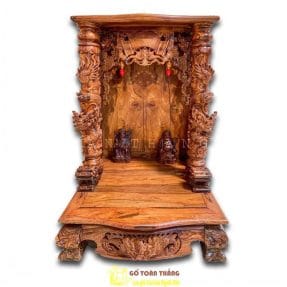 Bàn thờ Thần Tài gỗ Cẩm Lai TTC-10