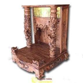 Bàn thờ Thần Tài gỗ Cẩm Lai TTC-08