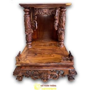 Bàn thờ Thần Tài gỗ Cẩm Lai TTC-11