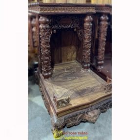 Bàn thờ Thần Tài gỗ Cẩm Lai TTC-02