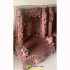 Bàn thờ Thần Tài gỗ Cẩm Lai TTC-03