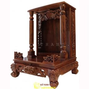 Bàn thờ Thần Tài gỗ Cẩm Lai TTC-04 3 ban tho than tai go cam lai 3 2