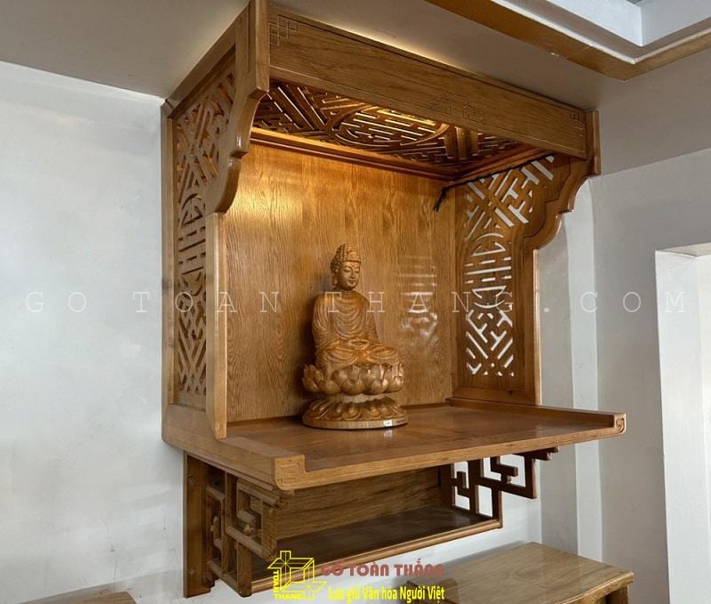 Trang thờ treo tường có khung TTS-07 1 Trang thờ treo tường có khung TTS-07