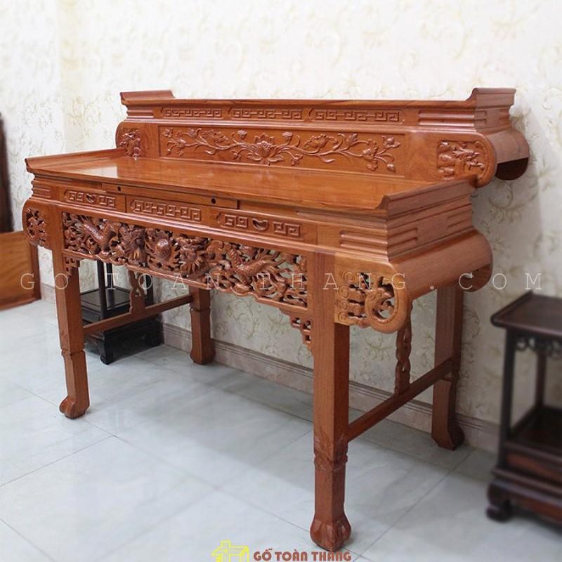 Bàn Thờ 2 tầng gỗ Gõ đỏ BTG-09