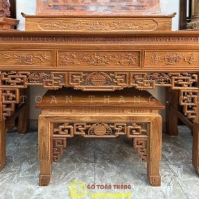 Bàn Thờ 2 tầng gỗ Gõ đỏ BTG-12