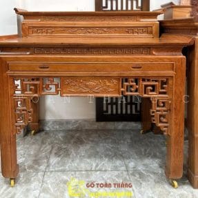 Bàn Thờ gỗ Hương đá 2 tầng BTH-02
