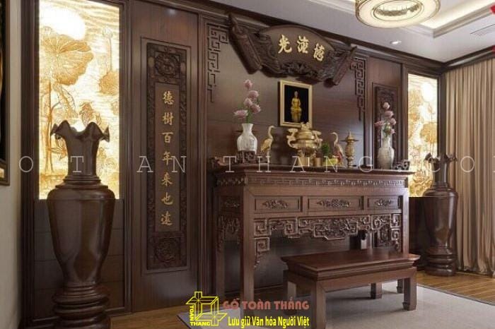 Cách chọn bàn thờ chất lượng, thu hút tài lộc, chuẩn phong thủy 13 Chuẩn bị vật phẩm tươm tất, phù hợp với điều kiện gia đình